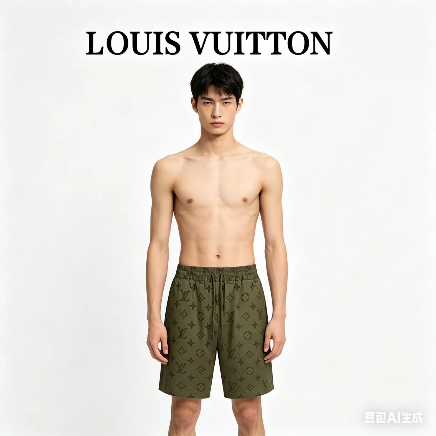 Louis Vuitton/Louis Vuitton presbyopic flocked shorts